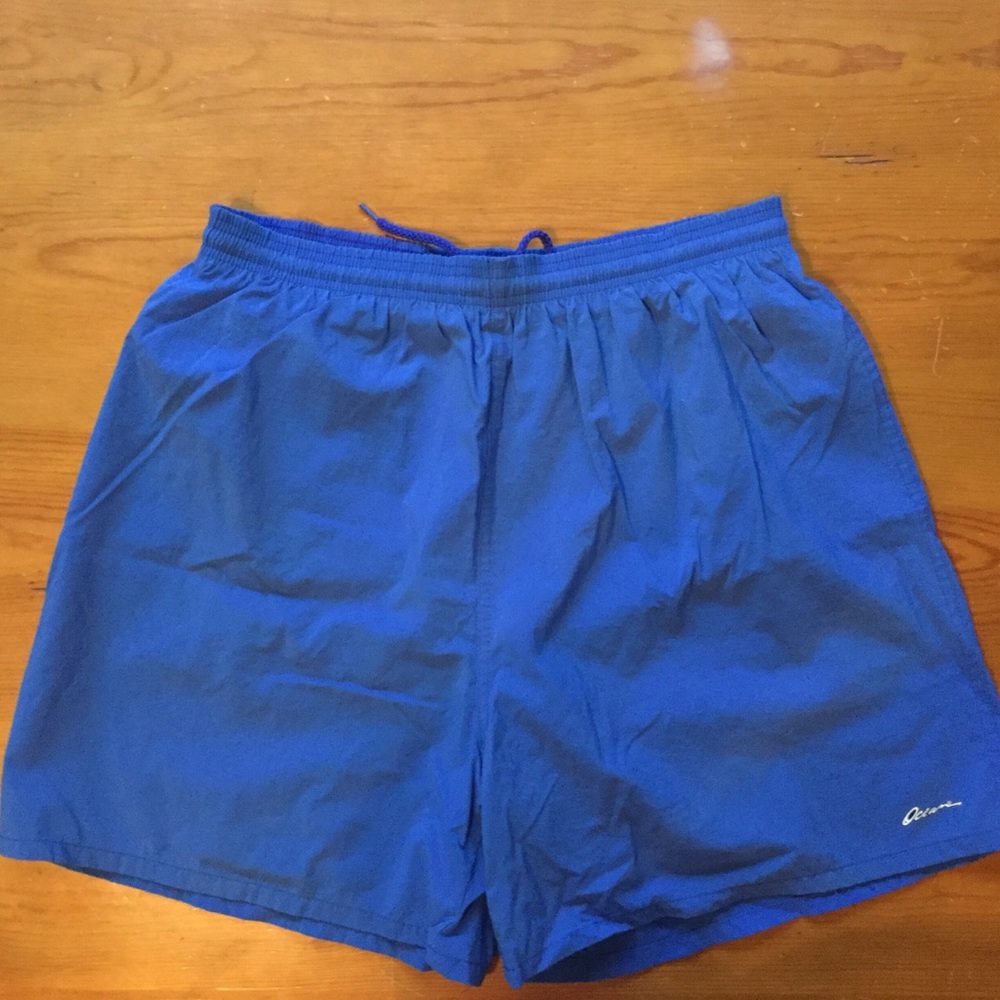 OCEAN Men’s Swim Suit Vintage Brand Blue